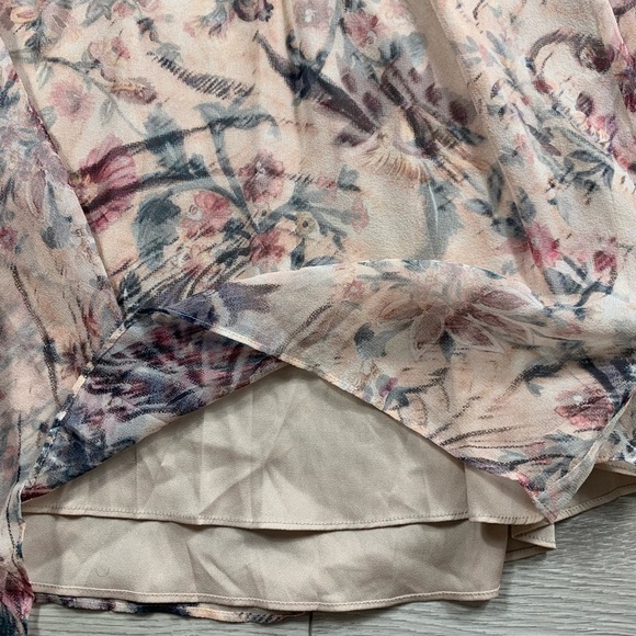 Haute Hippie Silk Ginny Floral Halter Mini Dress - Picture 9 of 14